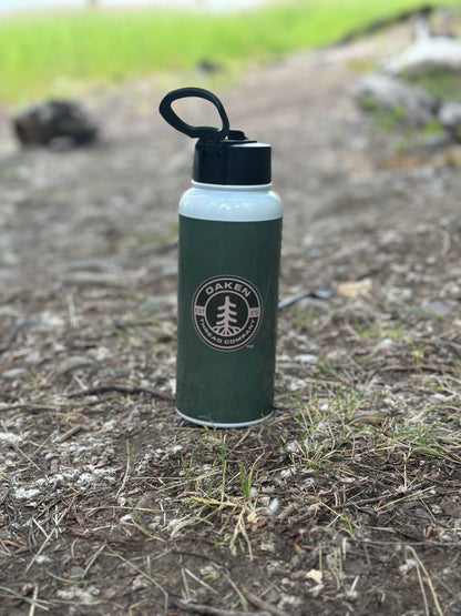 32 oz Stainless steel water bottle with a straw lid