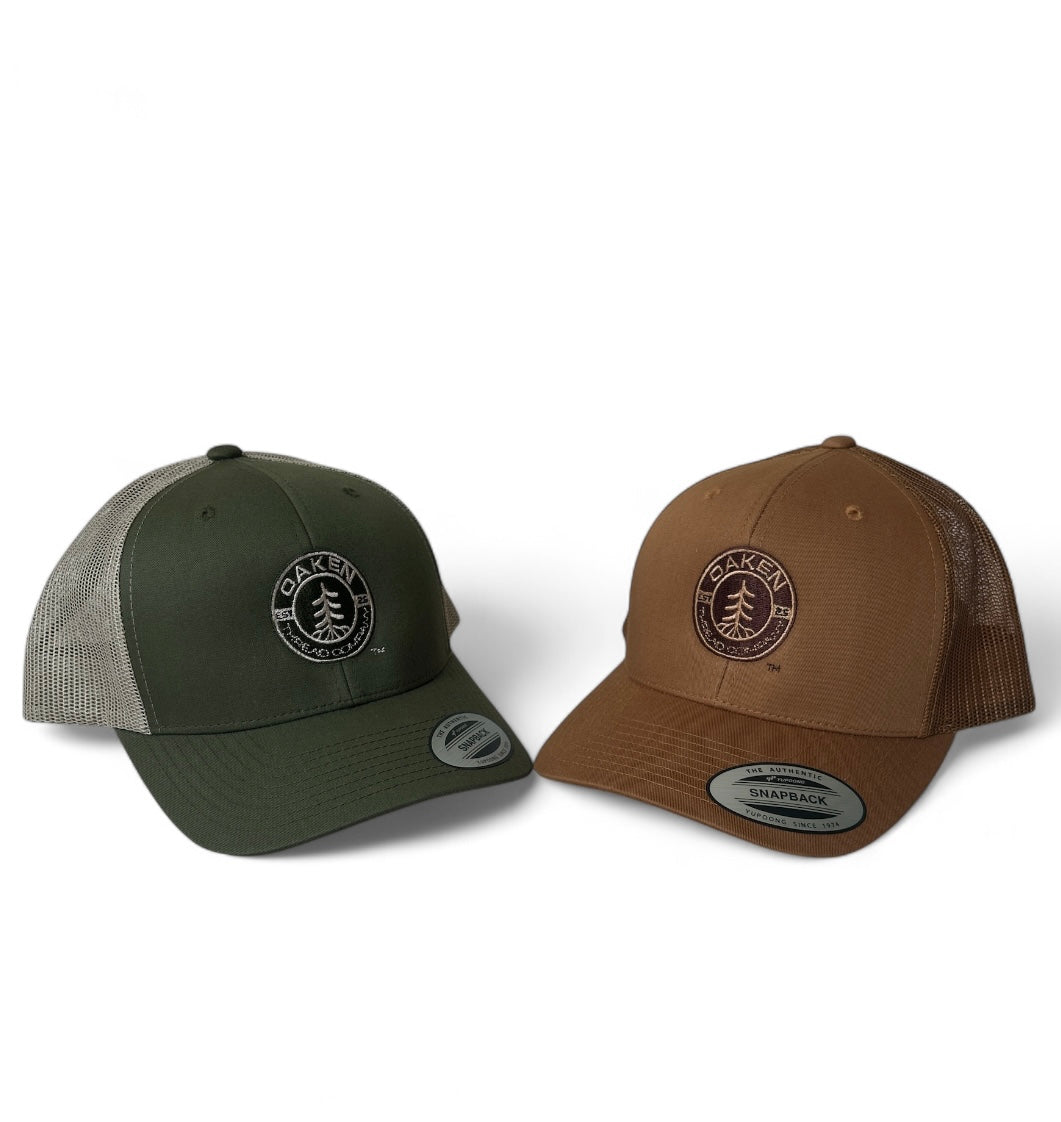 Rooted Trucker- Brown